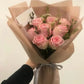 Hushed Adoration Pink Roses Bouquet