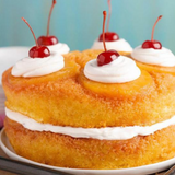 Cream Drop & Cherry Pineapple Cake