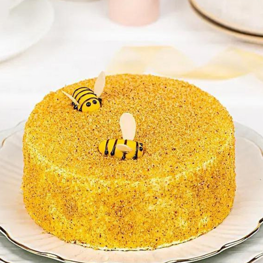 Honey Bee Butterscotch Cake