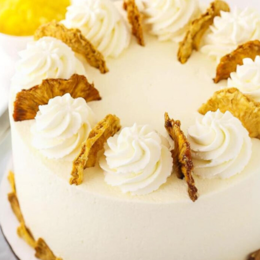 Fresh & Creamy Pineapple Cake