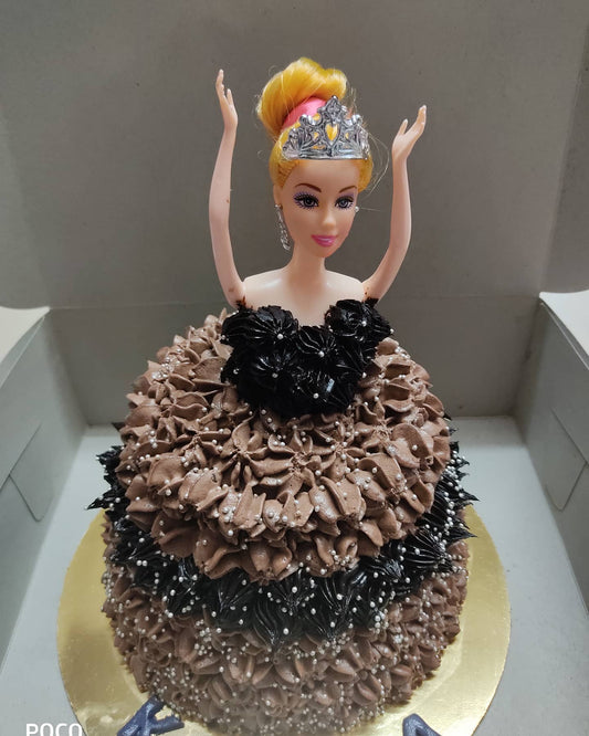 Sweet Barbie Chocolate truffle Cake