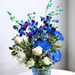 Serene Blue Bloom Vase