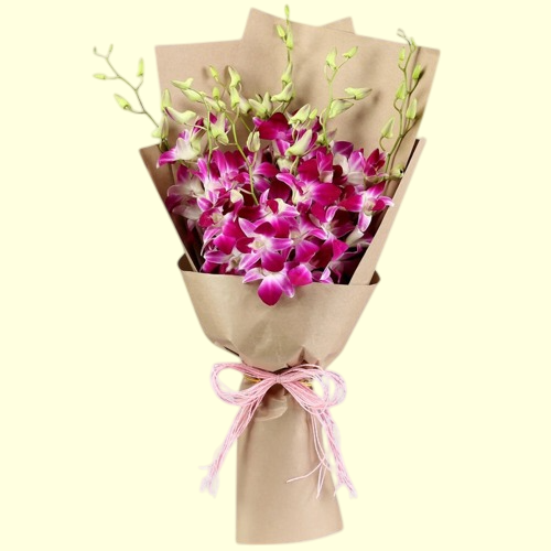 Bellina Purple Orchid Bouquet