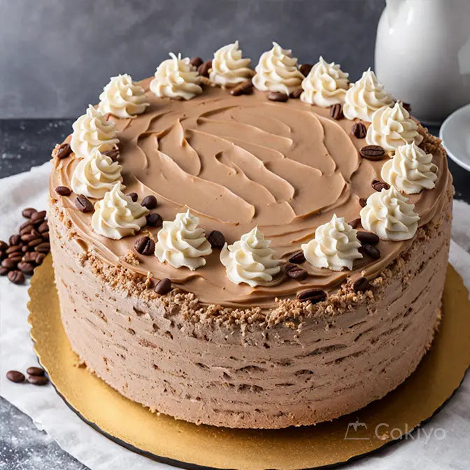 Rich Coffee Cream Cake