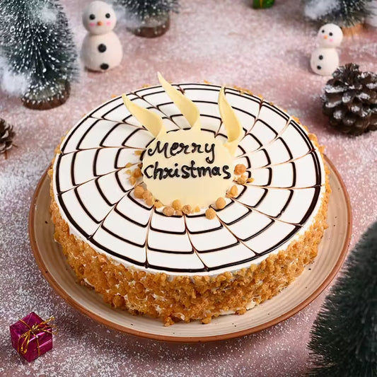 Blissful Butterscotch Christmas Cake