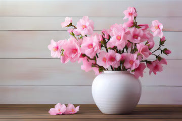 Serene Pink Flower Vase