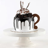 Frosty Mug Designer Black Forest Cake